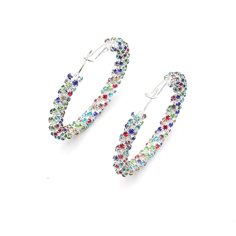 Sinn paar, für Diamant-Ohrringe Stil Nische kalten dünn SCOZBT (1 im Umweltfreundliche Paar Modische Gesicht Ohrhänger farbig zeigen geeignet Verarbeitung, Design Frauen),