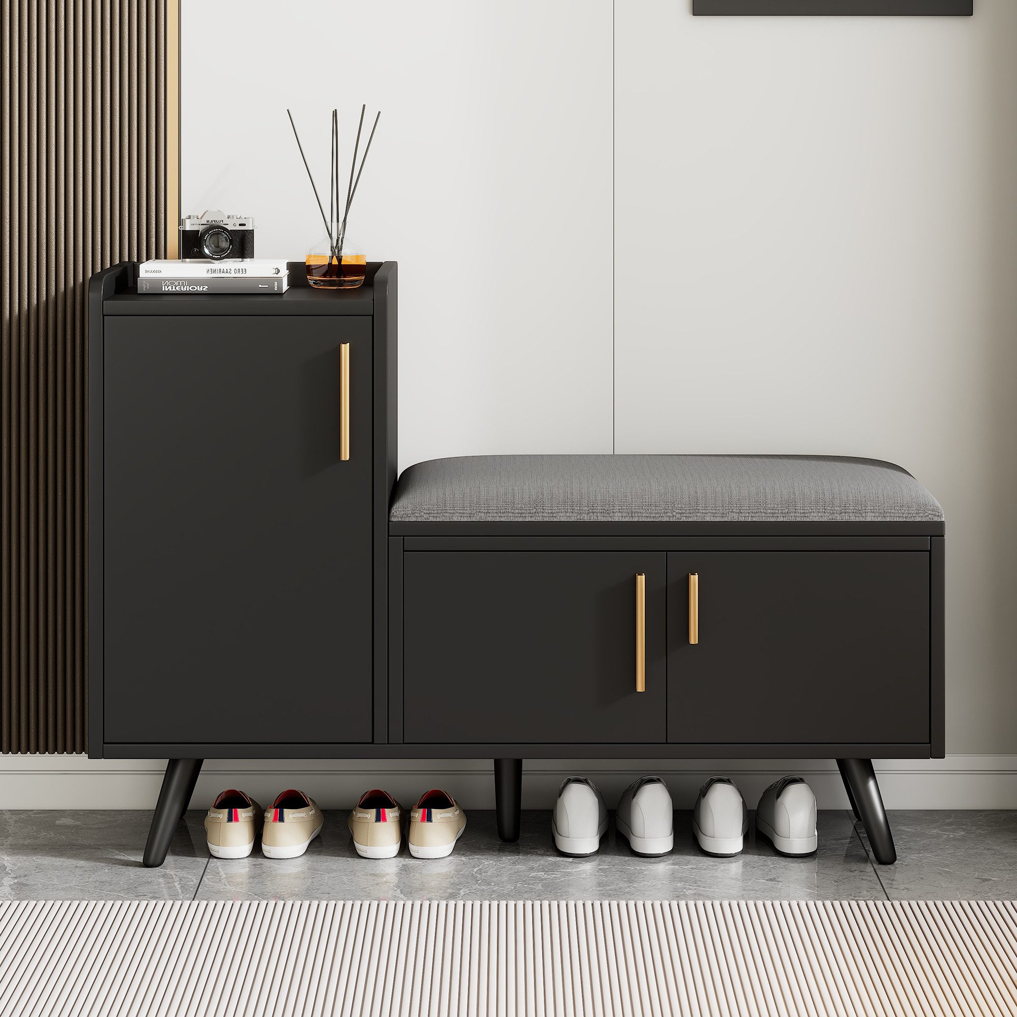 Refined Living Schuhbank Schuhbank Schuhtruhe Sitzbank günstig online kaufen