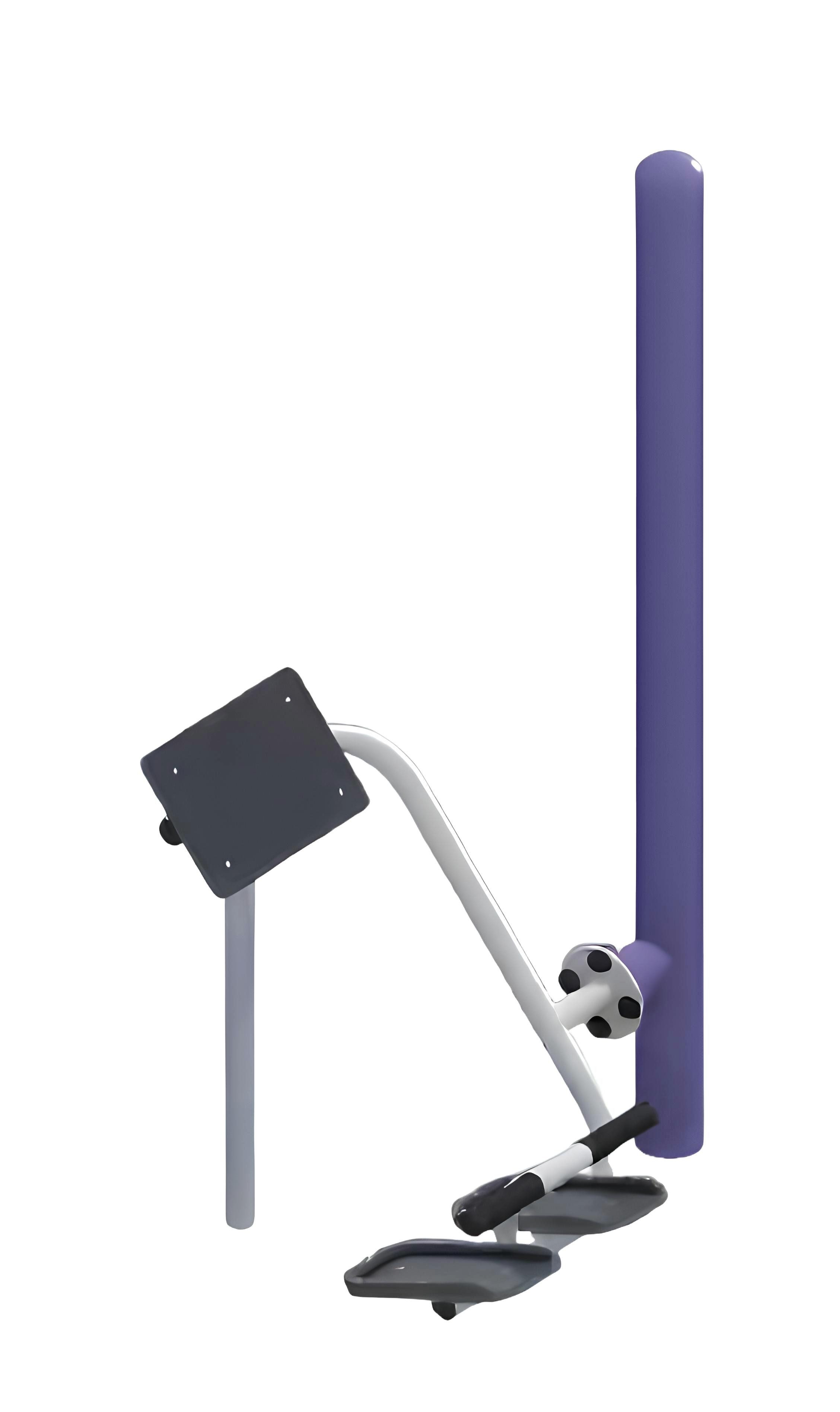 Bauchtrainer Rückenstrecker-Maschine mit Seilzugstation und verstellbaren Polstern