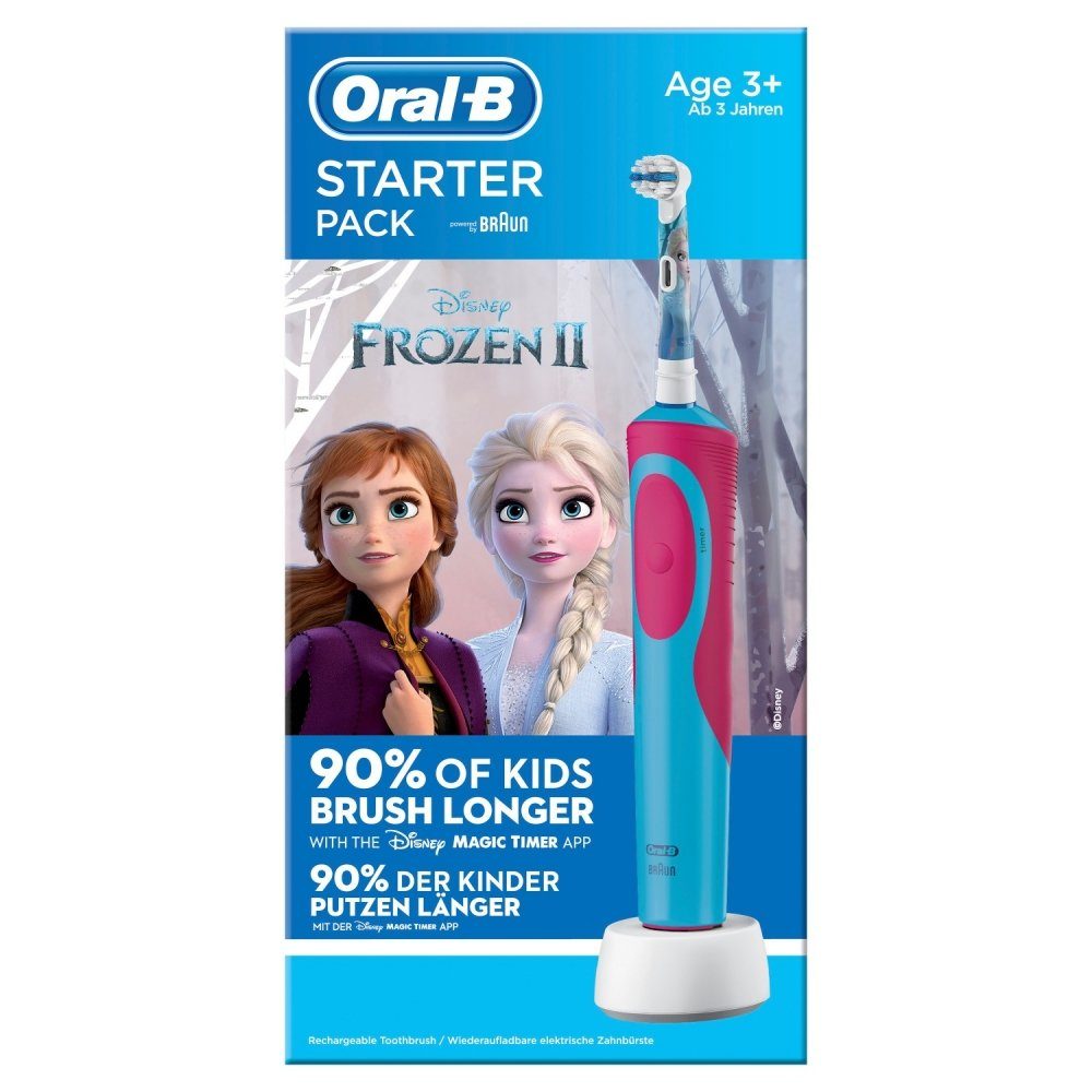 Oral B Elektrische Kinderzahnbürste Kids Frozen Promo Starterpack, elektrische  Zahnbürste, Kinderzahnbürste, Aufsteckbürsten: 1 St. online kaufen | OTTO