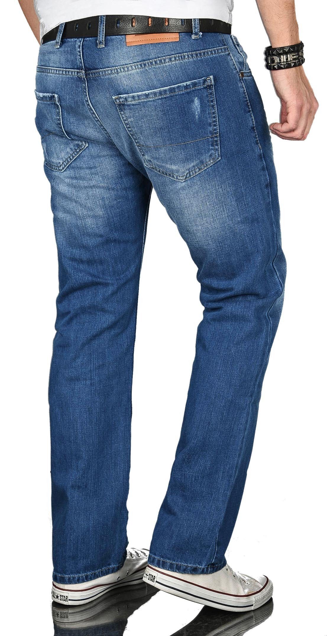 Alessandro Salvarini Regular-fit-Jeans ASJulio mit geradem Bein