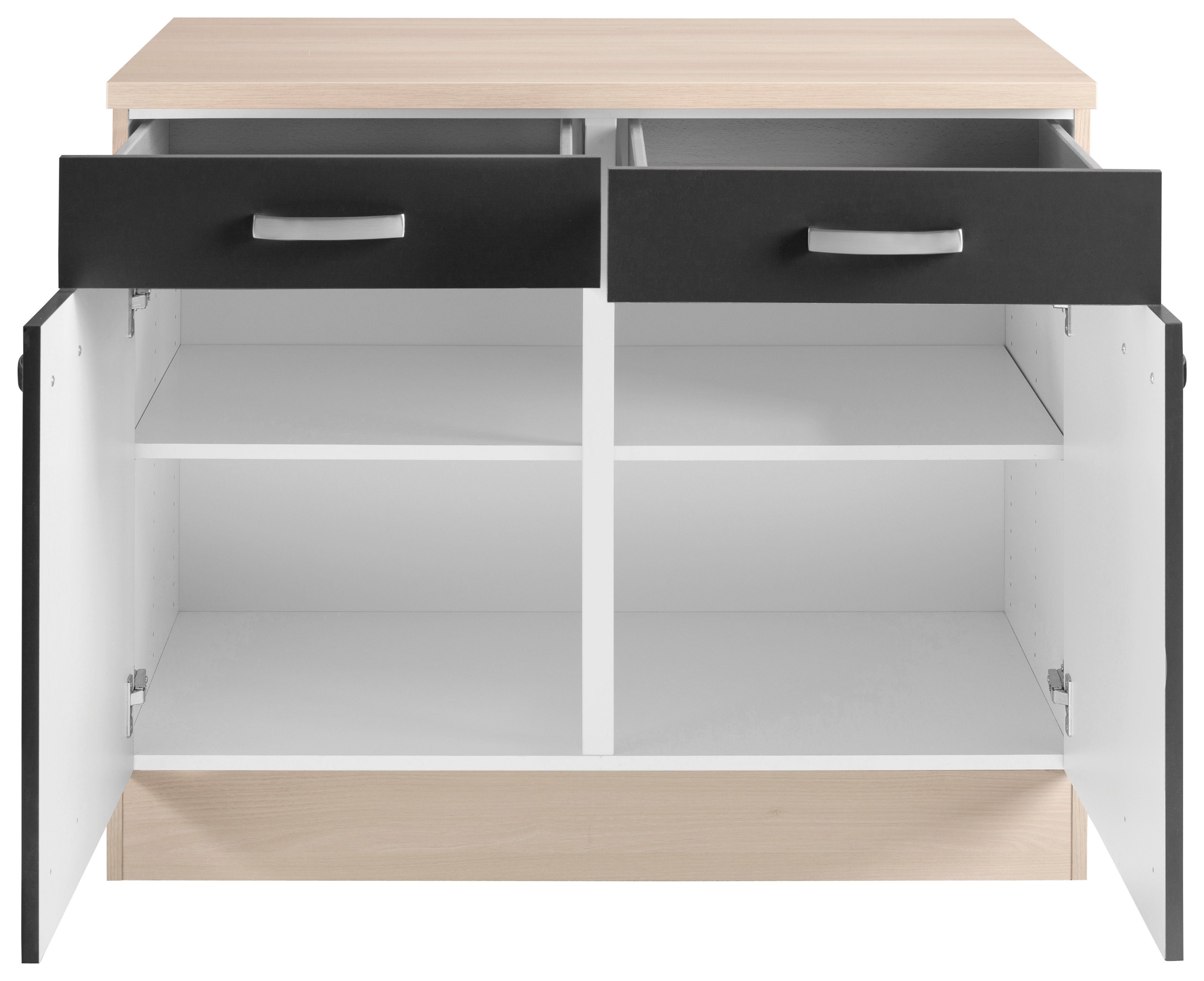 OPTIFIT Unterschrank Faro, mit Metallgriffen, Breite 100 cm