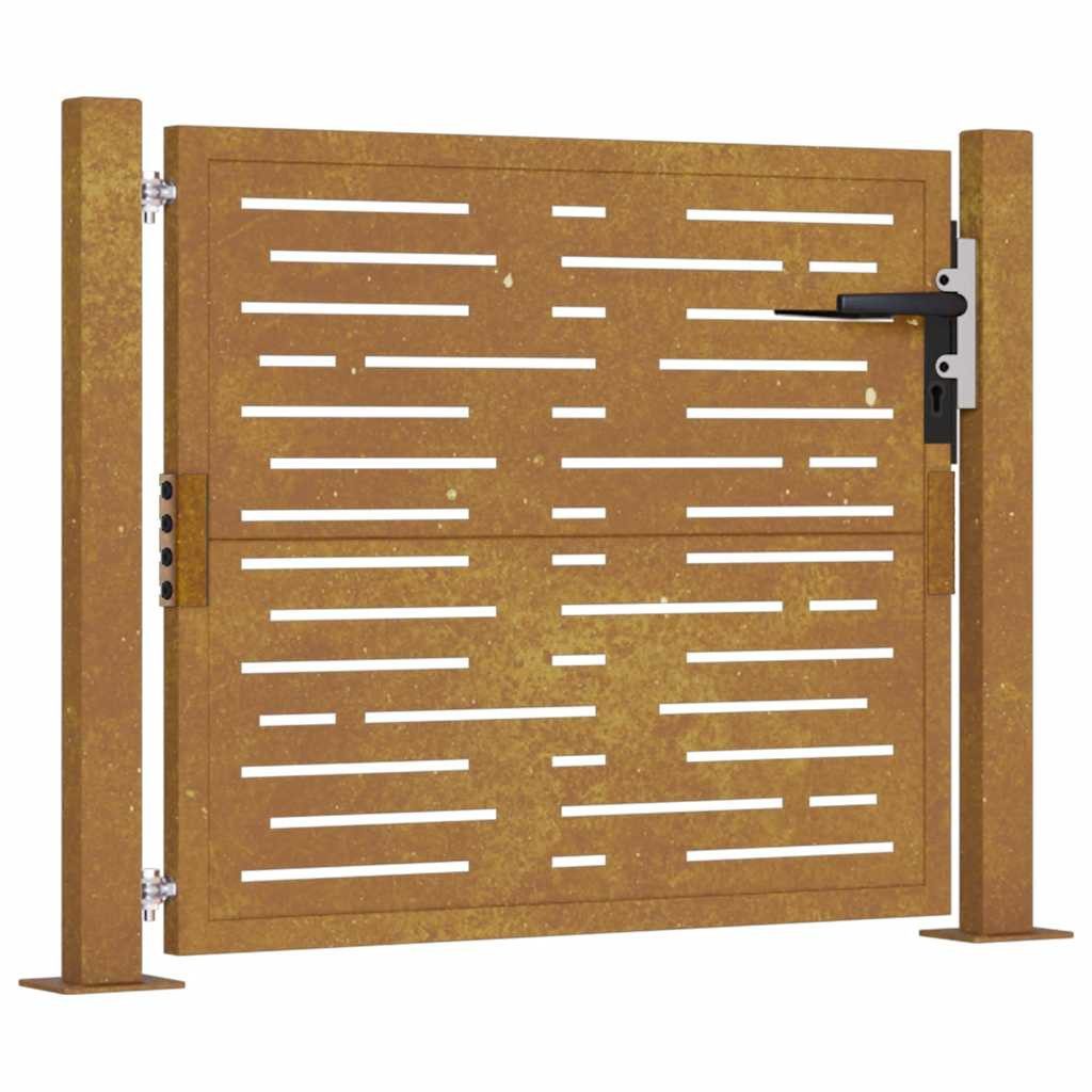 vidaXL Gartentor Gartentor 105x80 cm Cortenstahl günstig online kaufen