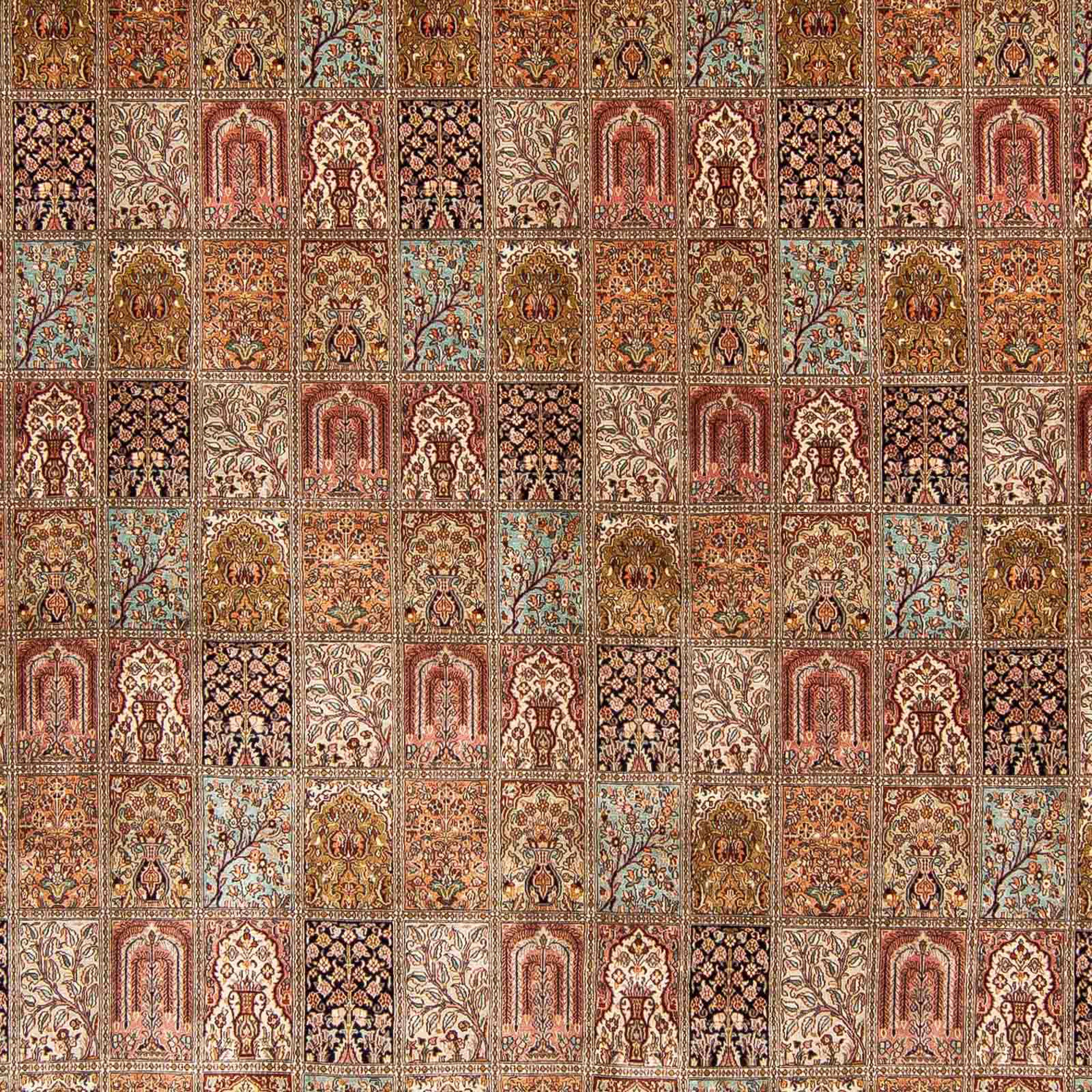 Wollteppich Nepal - 380 x Einzelstück mm, Zertifikat morgenland, Handgeknüpft, cm - mit Wohnzimmer, Höhe: 18 mehrfarbig, 270 rechteckig