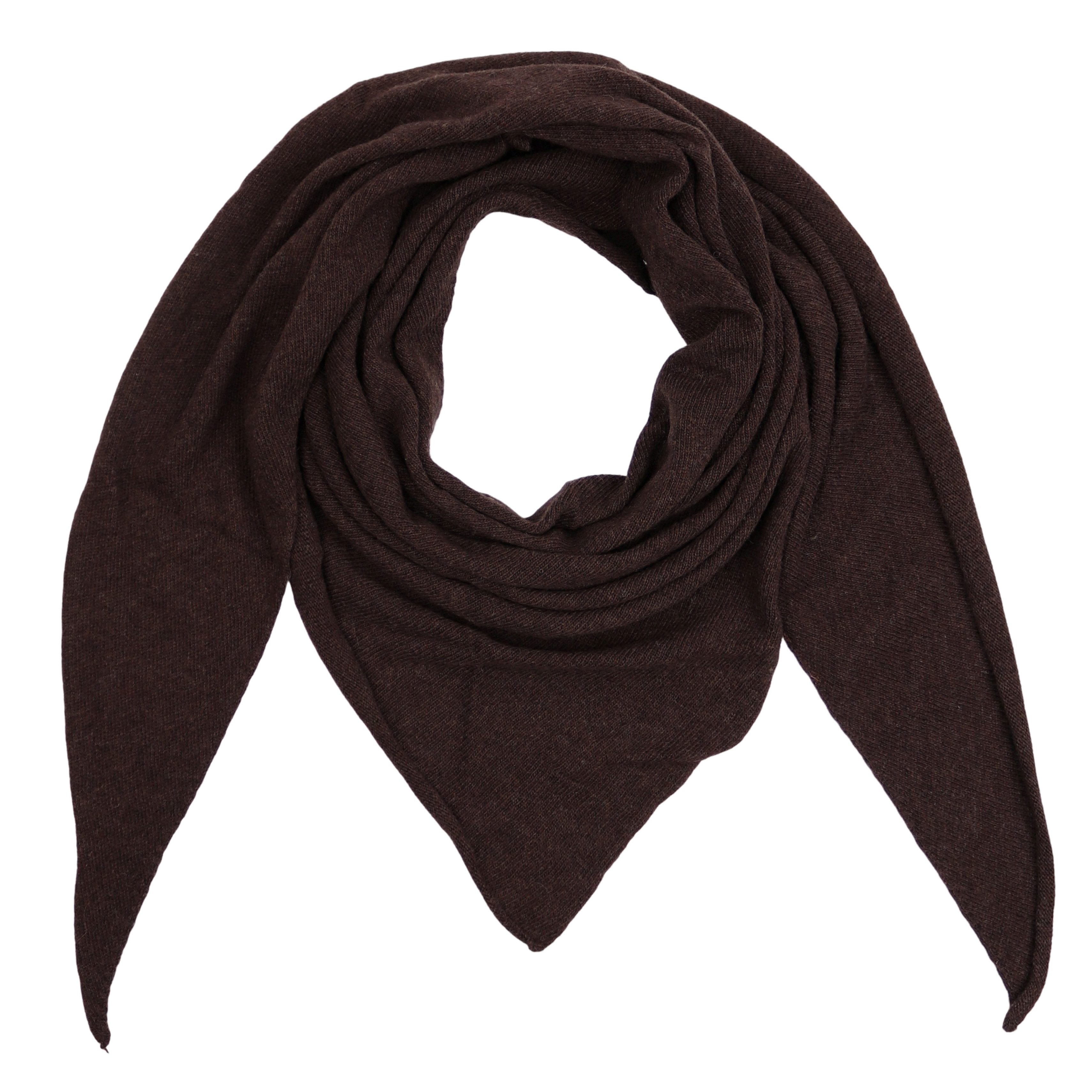 MIRROSI Dreieckstuch Strick Dreiecksschal aus Laine Wolle, 160x65cm, Schlic günstig online kaufen
