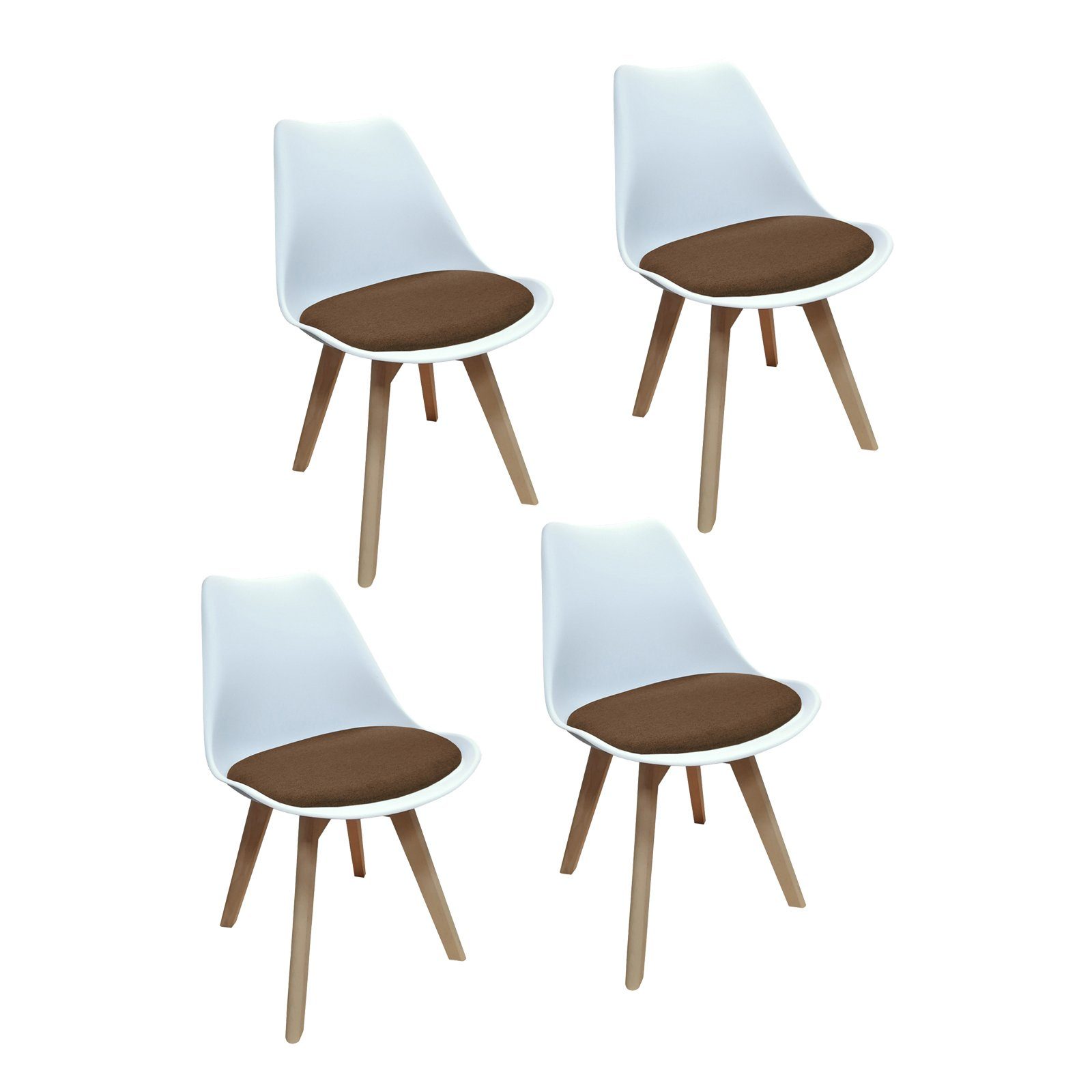 HTI-Living Esszimmerstuhl Stuhl Atlanta Webstoff 4er-Set günstig online kaufen