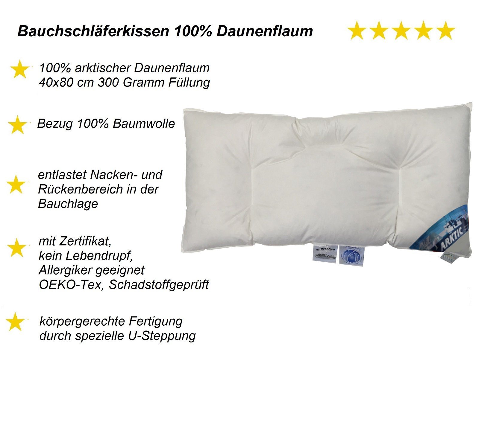 Arktic Bauchschläferkissen Arktic Bauchschläferkissen 100% arktischer günstig online kaufen