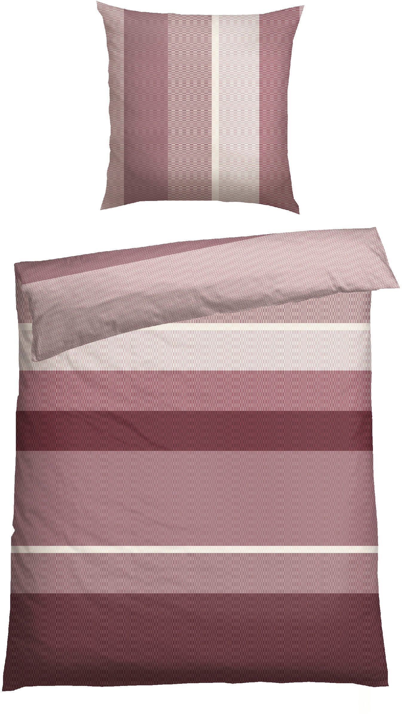 Schiesser Bettwäsche Endy Stripes aus weicher günstig online kaufen