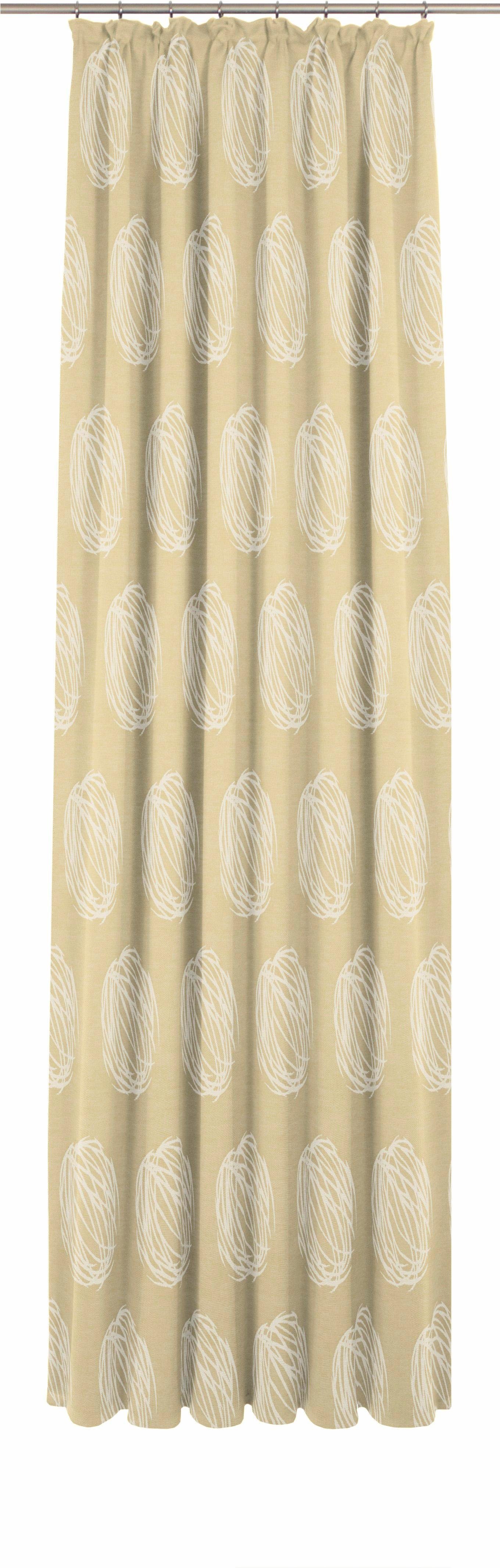 Wirth Vorhang Kingston (1 St), Kräuselband, blickdicht, Jacquard