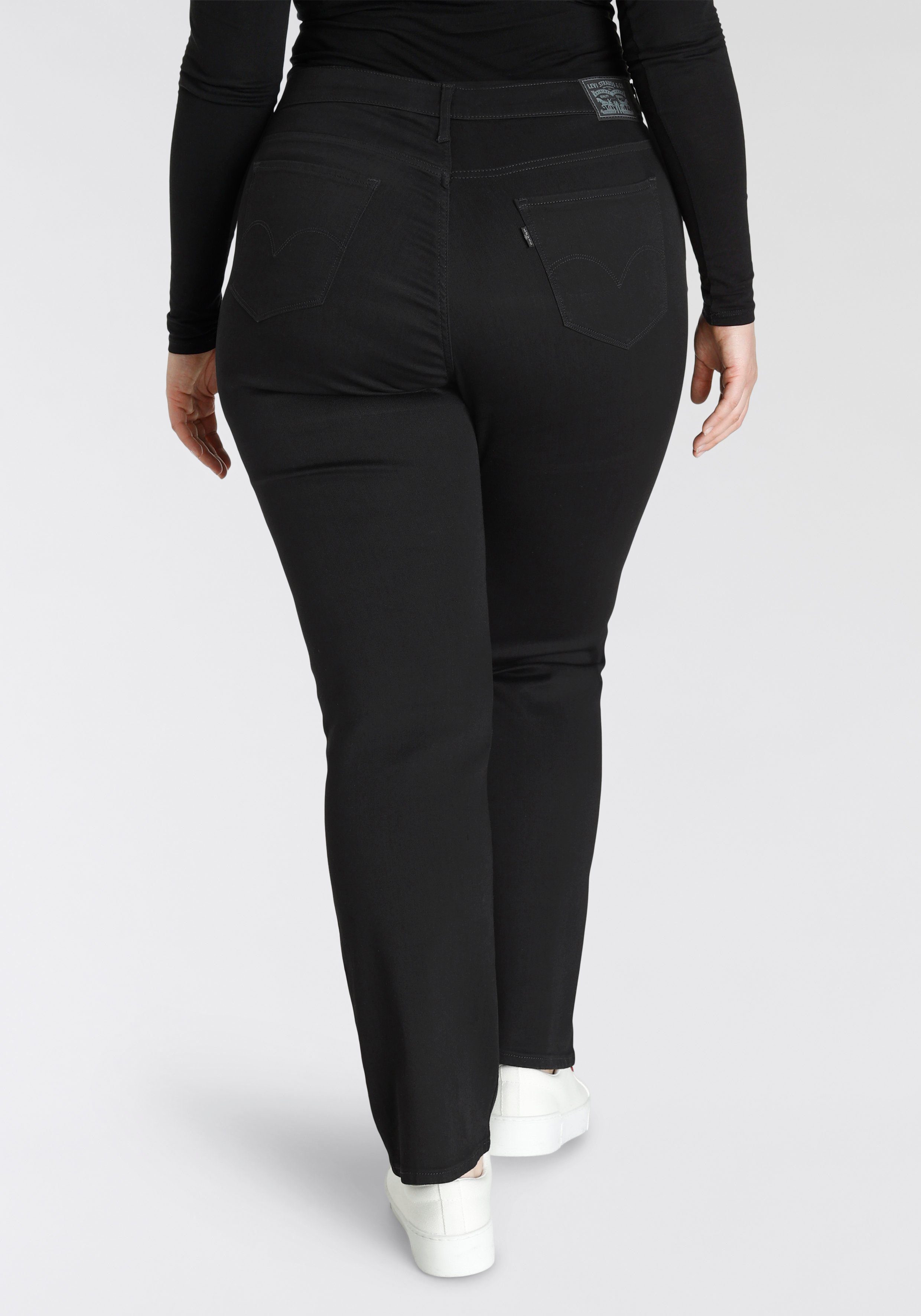 Levi's® Plus Straight-Jeans 314 Shaping Straight in Baumwoll-Stretch