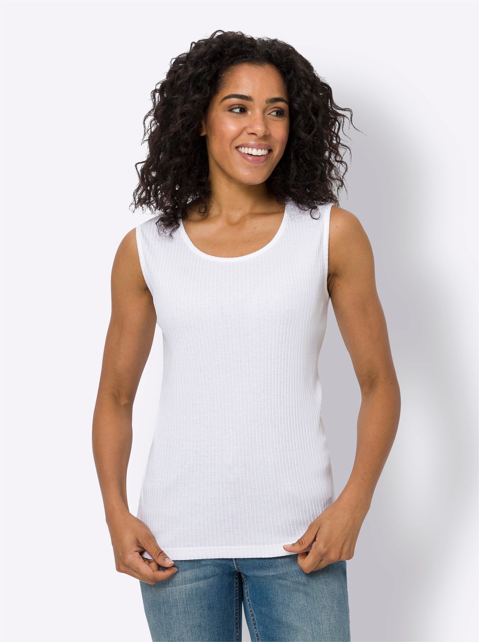 Sieh an! Shirttop Shirttop Ärmellos