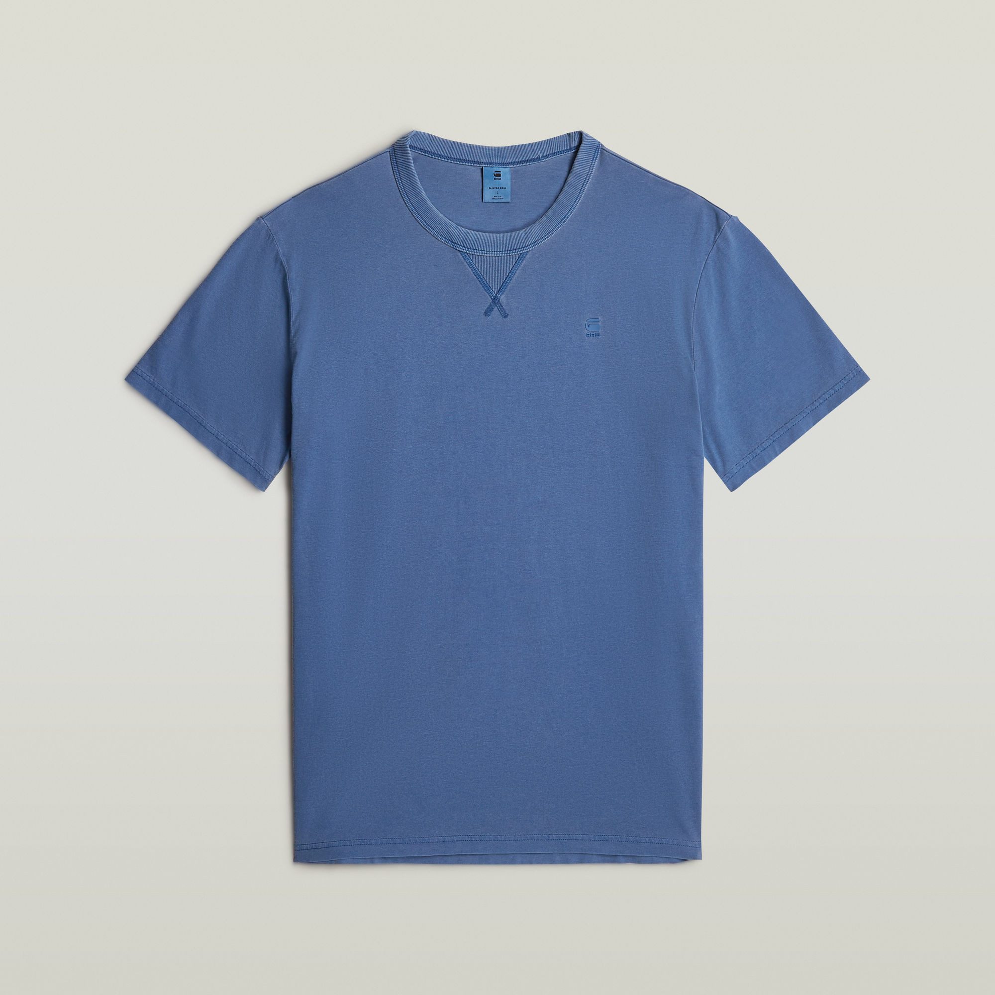 G-STAR T-Shirt Nifous Rundhals, mit Rippeinsatz – Bild 5 von 5