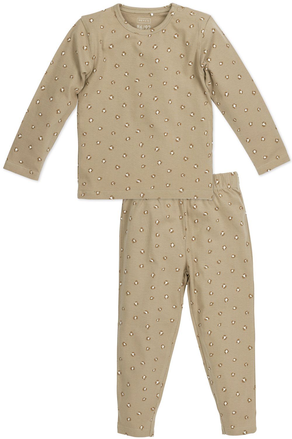 Meyco Baby Pyjama Mini Panther Sand (1 tlg) 86/92