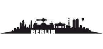 Wall-Art Wandtattoo XXL Stadt Skyline Berlin 12...