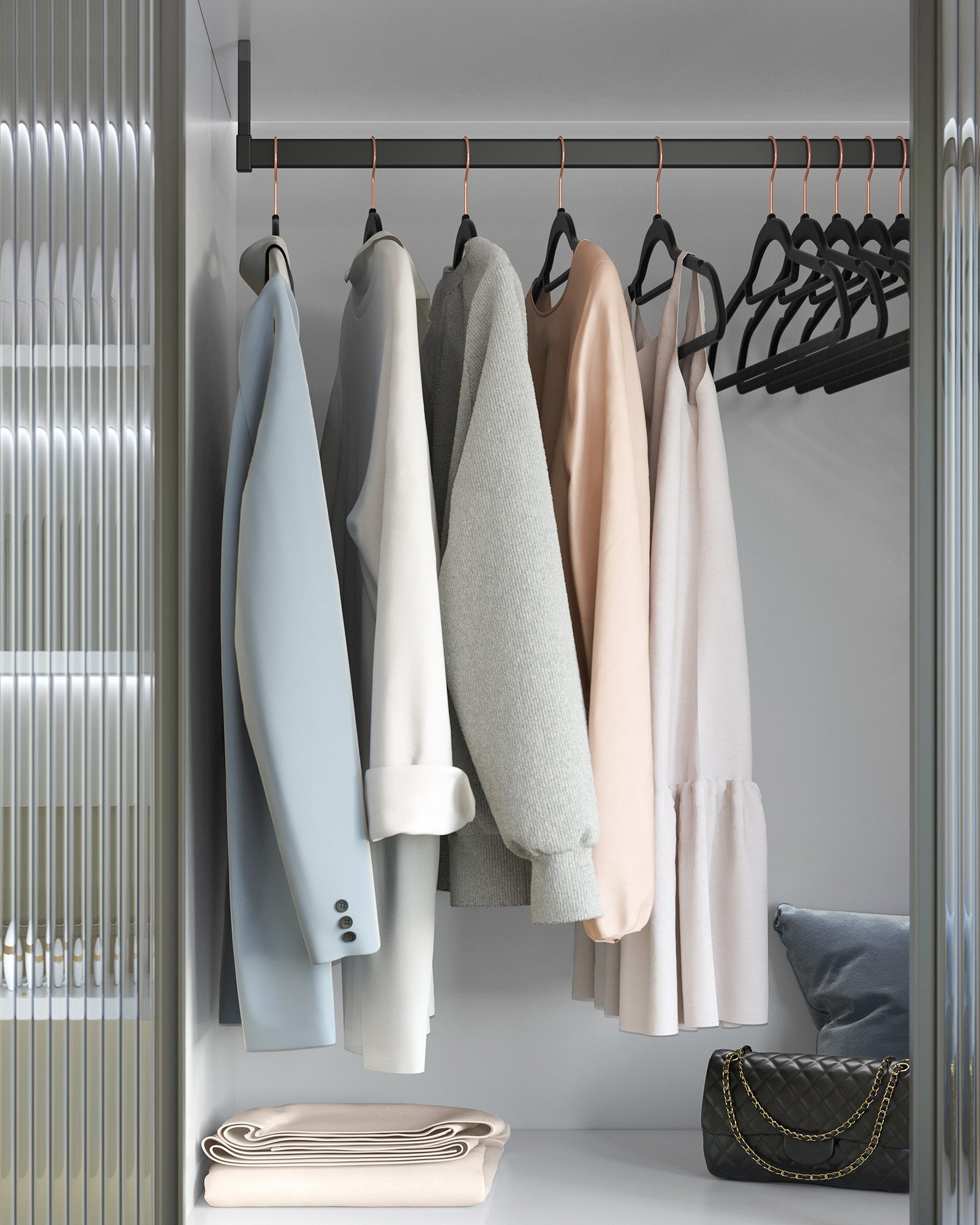 SONGMICS Kleiderbügel Bügel, (30-tlg), Samt Bügel, rutschfest, 360° drehbar günstig online kaufen