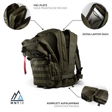 MNT10 Wanderrucksack Taktischer Outdoor Rucksack 28L & 40L I Army Backpack für Reisen, Taktischer Rucksack Herren, Damen I US Cooper Rucksack