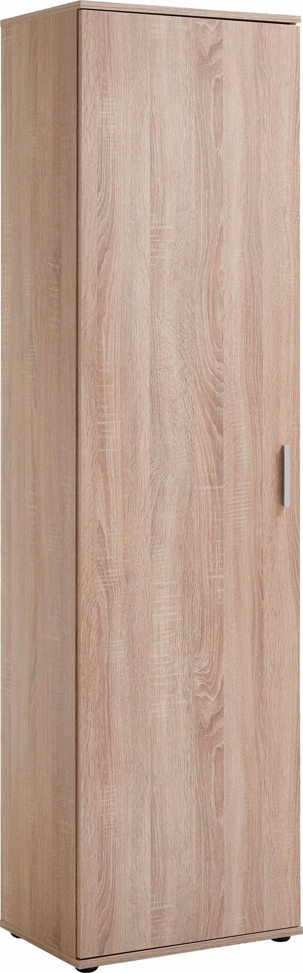 184 FMD 1 Höhe Mehrzweckschrank Breite Garderobenschrank, cm, Inca eichefarben 50 cm