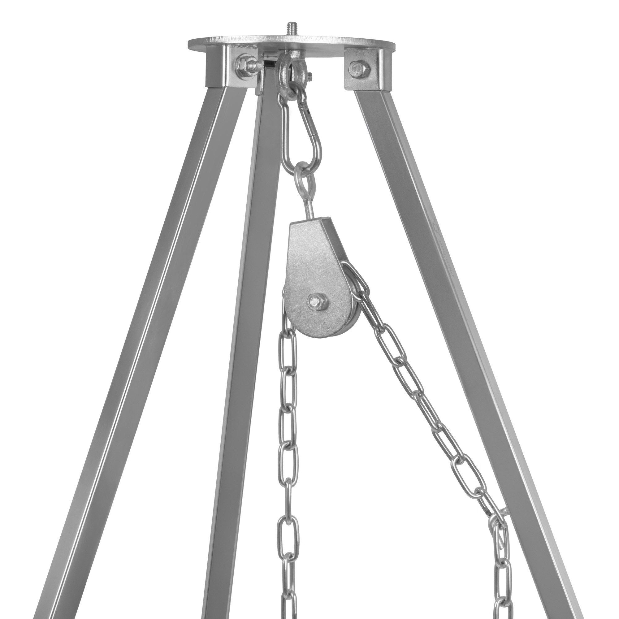 BBQ-Toro Schwenkgrill BBQ-Toro Dreibein Grill mit Ø 54 cm Gusseisen Grillrost, 112 - 178 cm, Einfache Reinigung