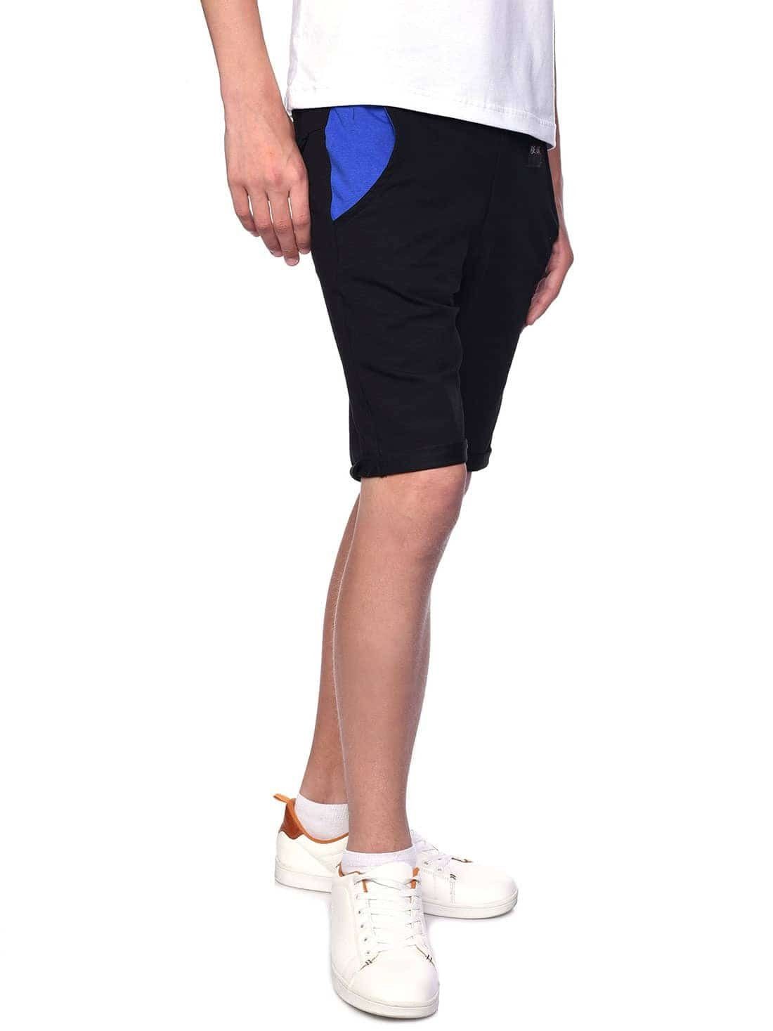 BEZLIT Bermudas Casual Schwarz-Blau Stoff Jungen (1-tlg) Kinder Shorts