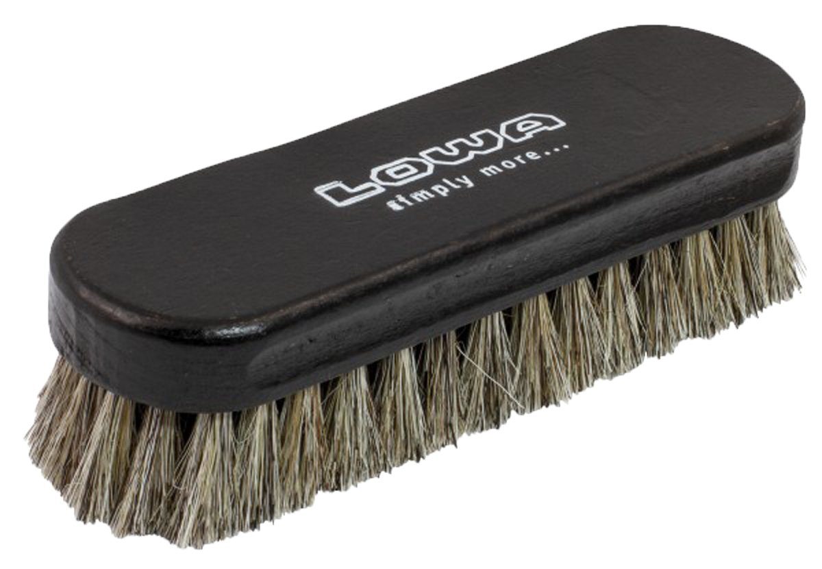 Lowa Schuhputzbürste Pflegebürste - Hochwertige Rosshaarbürste zur Schuhreinigung, (1-tlg)