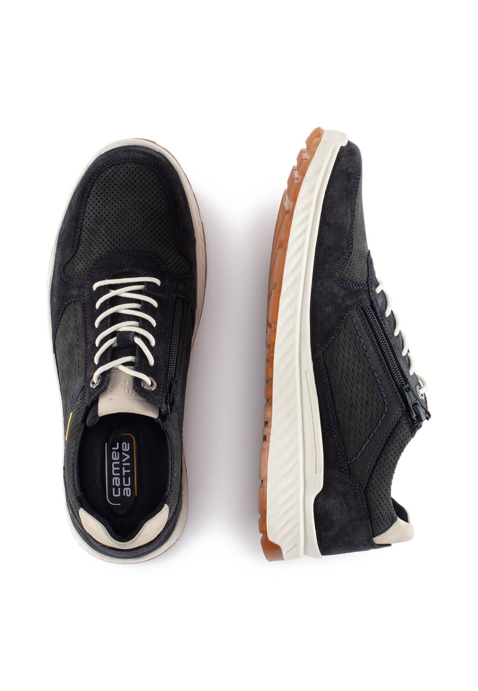 camel active aus Nubukleder Sneaker