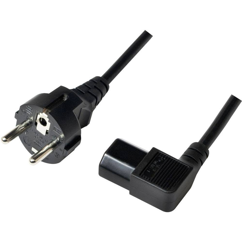Computer-Kabel, C13 cm) Stecker Schutzkontakt (2.00 Netzkabel ® CP118, LogiLink auf