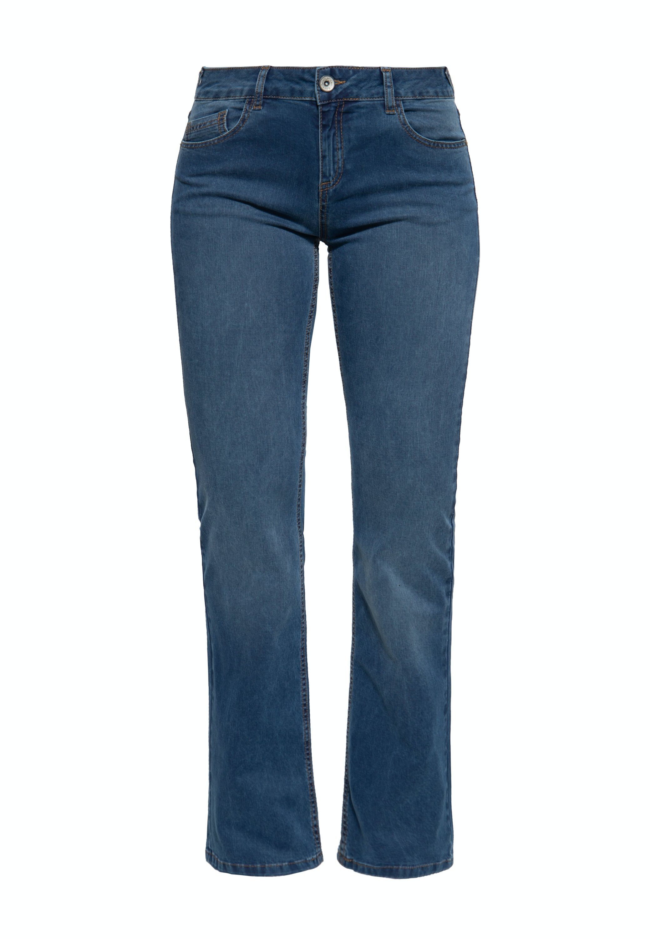 ATT Jeans Slim-fit-Jeans »Brenda« mit Schlag und dezneter Waschung online  kaufen | OTTO