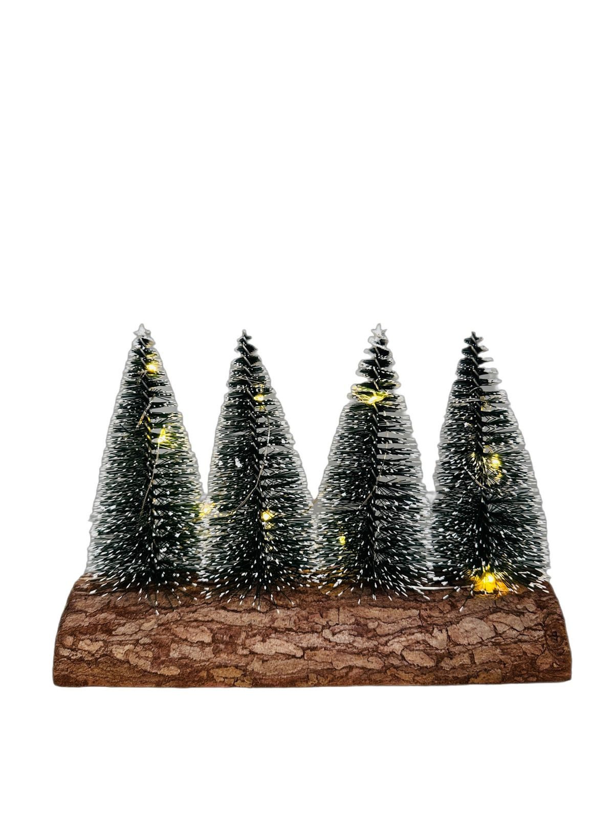 Gravidus LED Dekofigur Deko Tannenbäume 4er Set mit LED warmweiß und Timer günstig online kaufen
