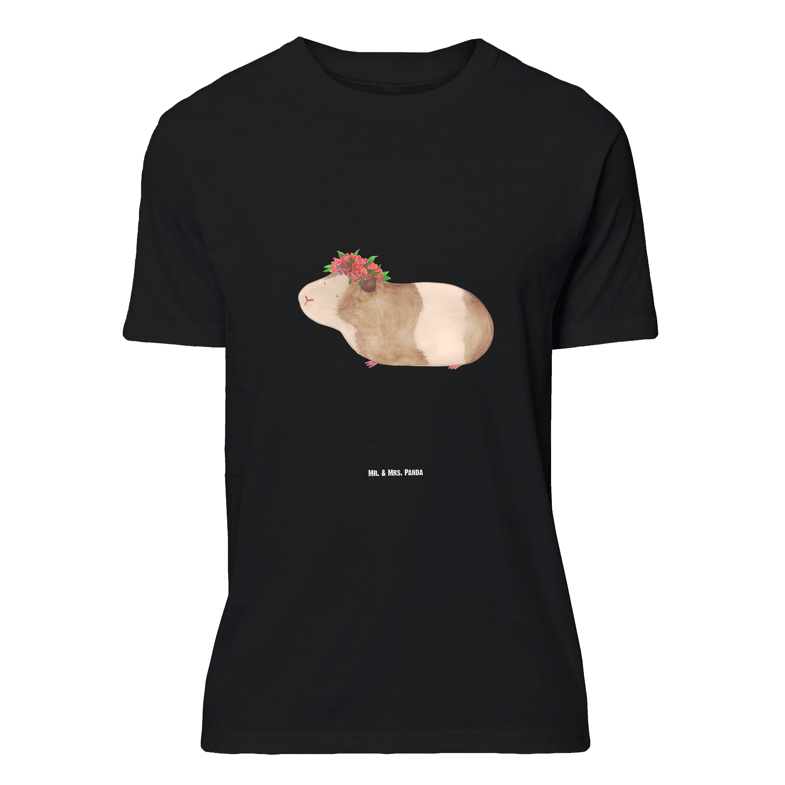 T-Shirt Meerschweinchen Weisheit, Größe XL T-Shirt, Schwarz, Tshirt, T-Shirt