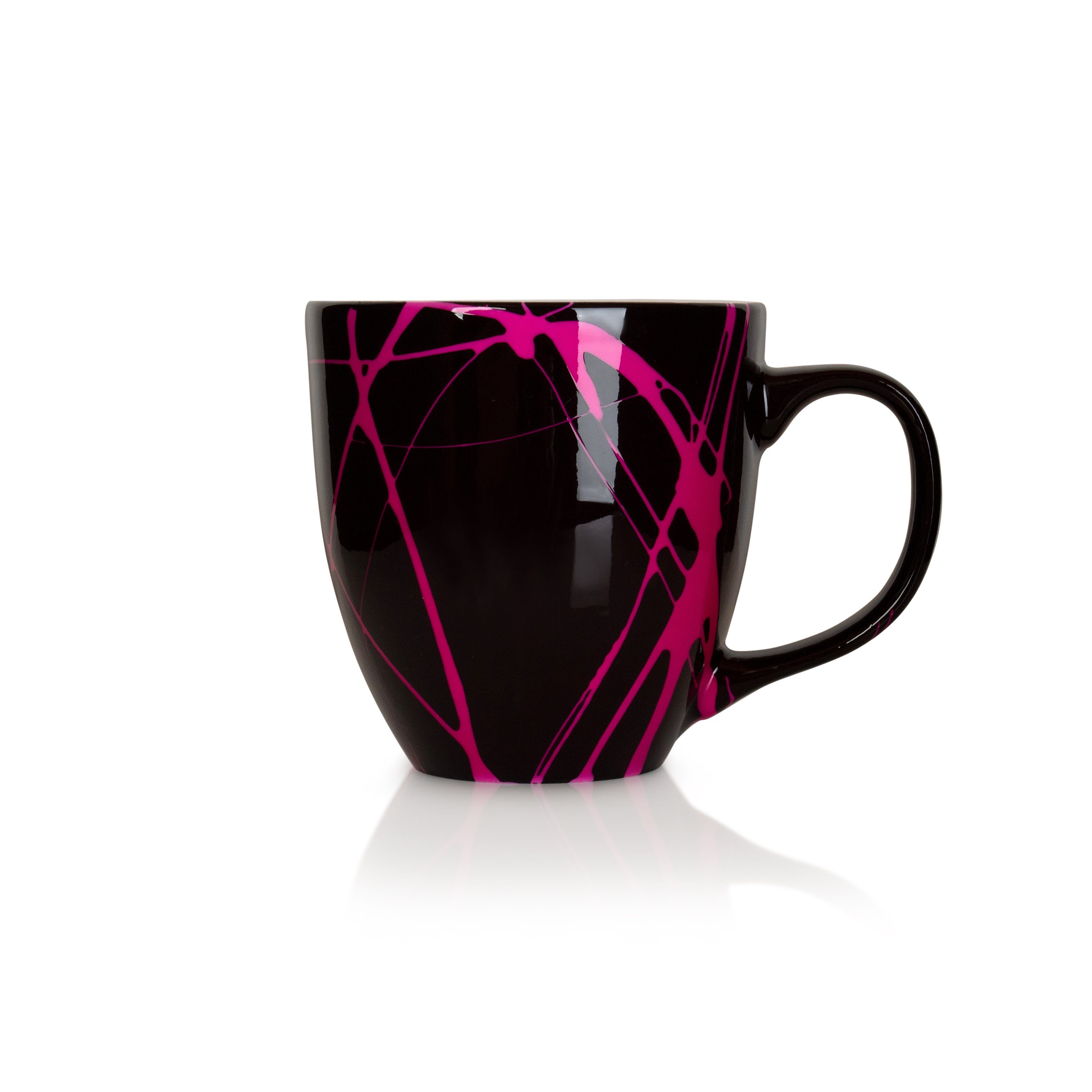 Mahlwerck Manufaktur Teeschale Jumbotasse, 100% Porzellan, Freaky Pink klimaneutral