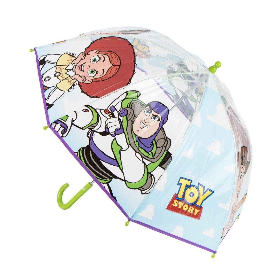 Disney Langregenschirm Toy Story Kinder Regenschirm Ø 45 cm Manuell Transparent