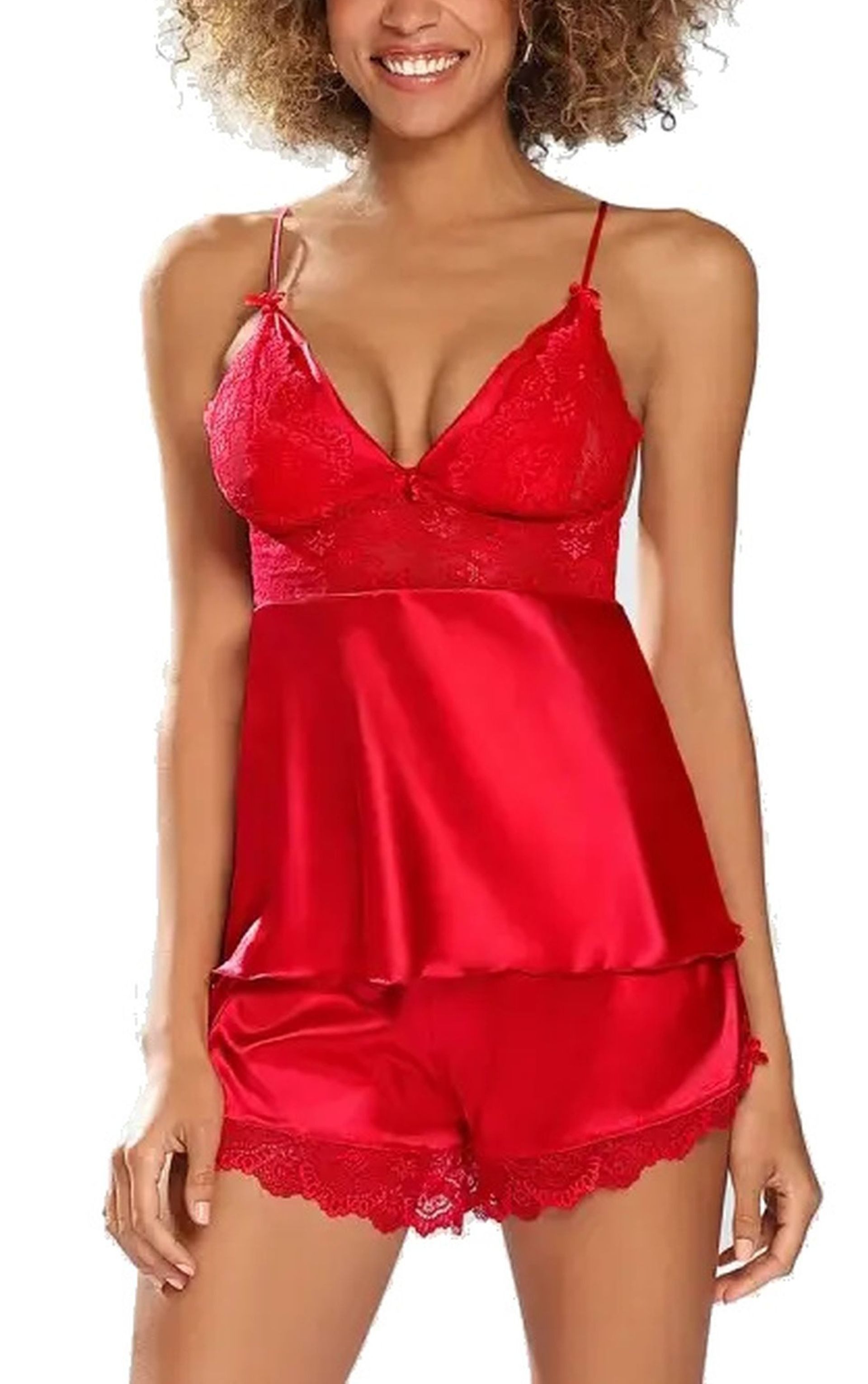 DKaren Schlafanzug Damen Nachtwäsche Shorty Pyjama günstig online kaufen