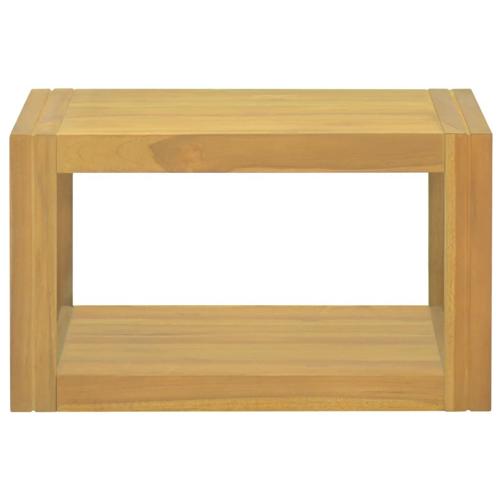 vidaXL Badregal 60 x 45 x 35 cm Wand-Badschrank 60x45x35 cm Massivholz Teak Badregal H
