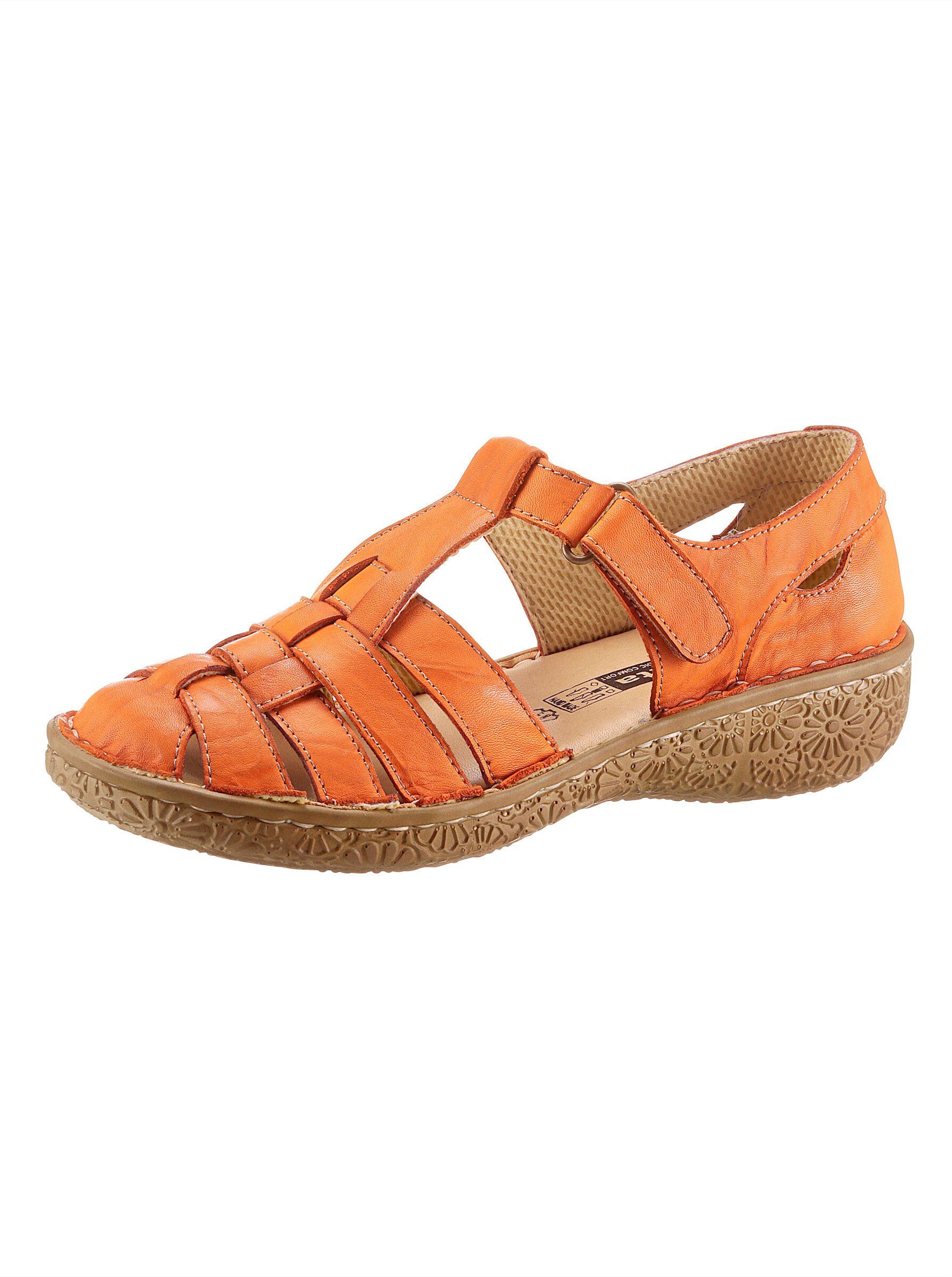 Klettschuh Loretta orange