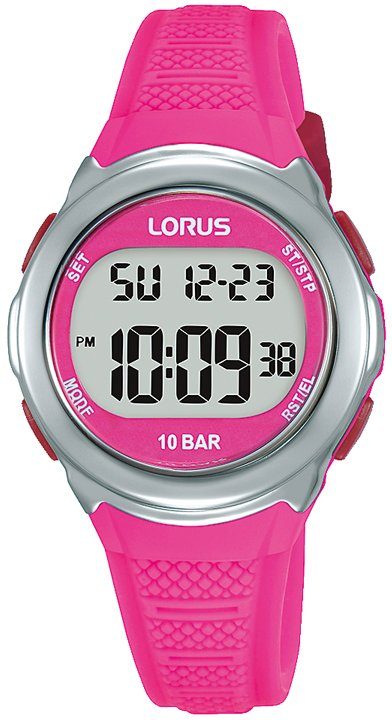 LORUS Chronograph R2395NX9, Armbanduhr, Kinderuhr,Datum, digital, bis 10 bar wasserdicht