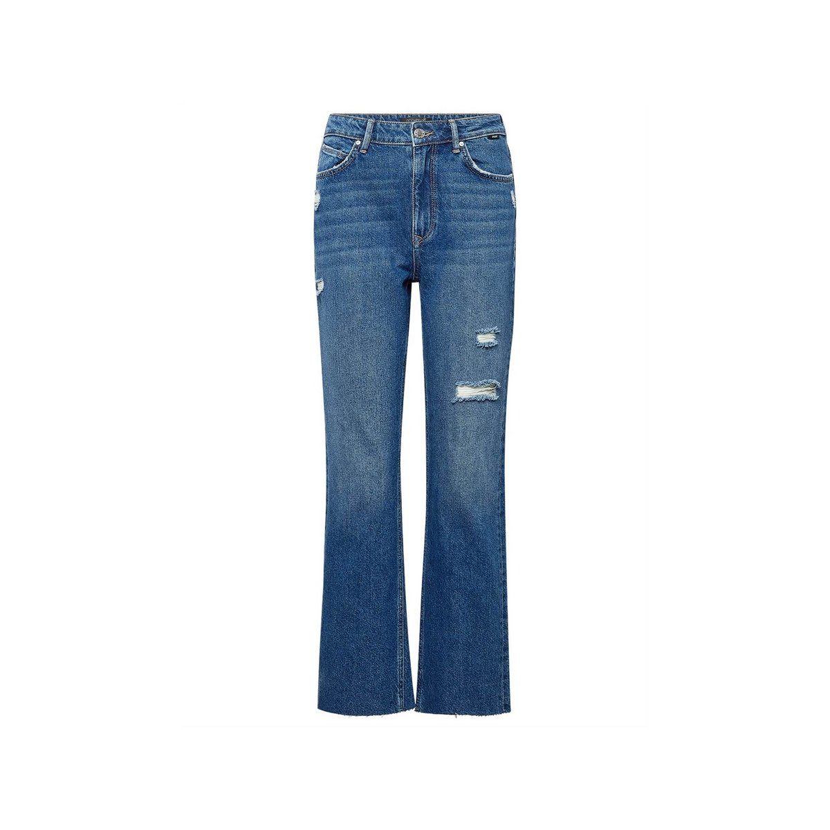 Mavi 5-Pocket-Jeans blau (1-tlg) | Straight-Fit Jeans