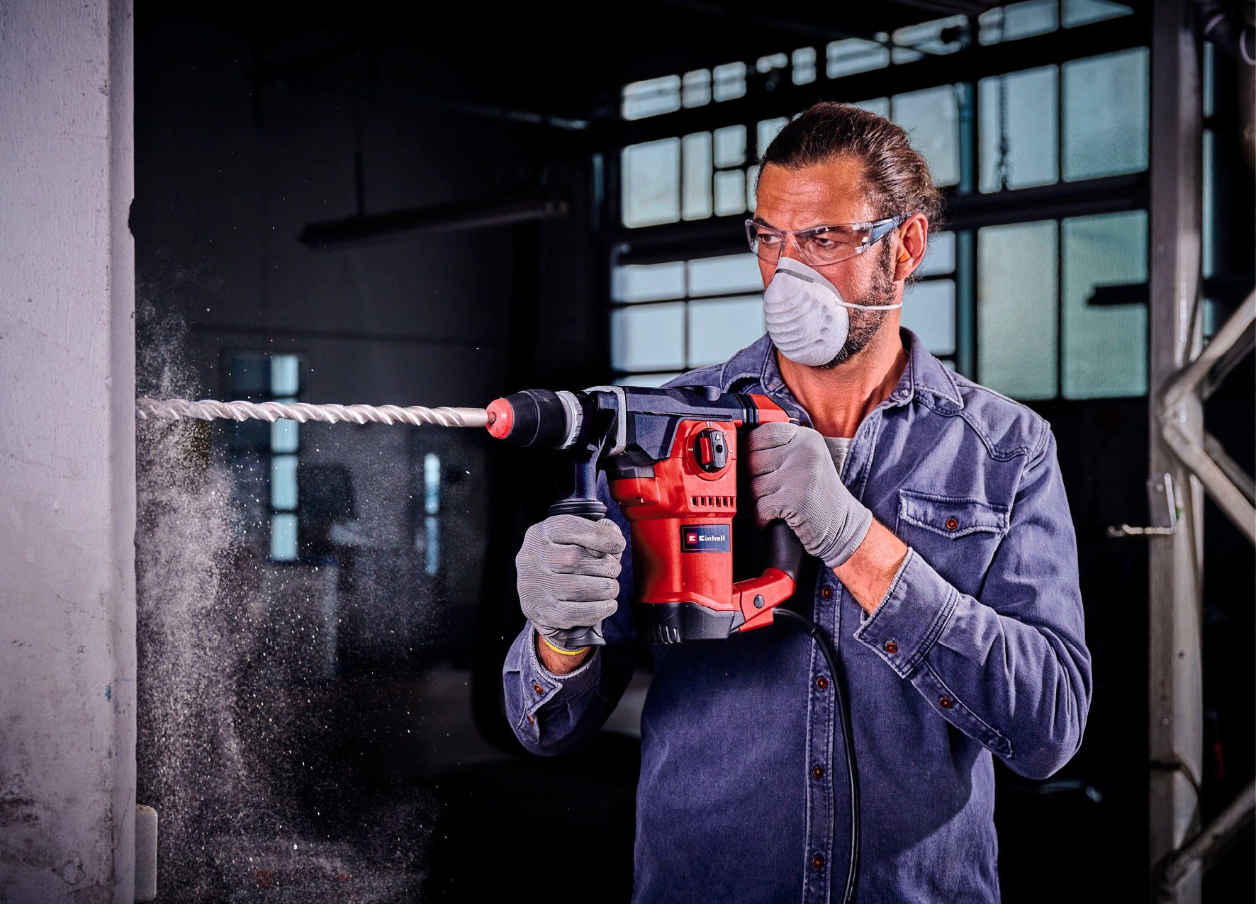 Einhell 1600 W Bohrhammer TE-RH 32-1600 4F inkl. Tiefenanschlag mit Koffer günstig online kaufen