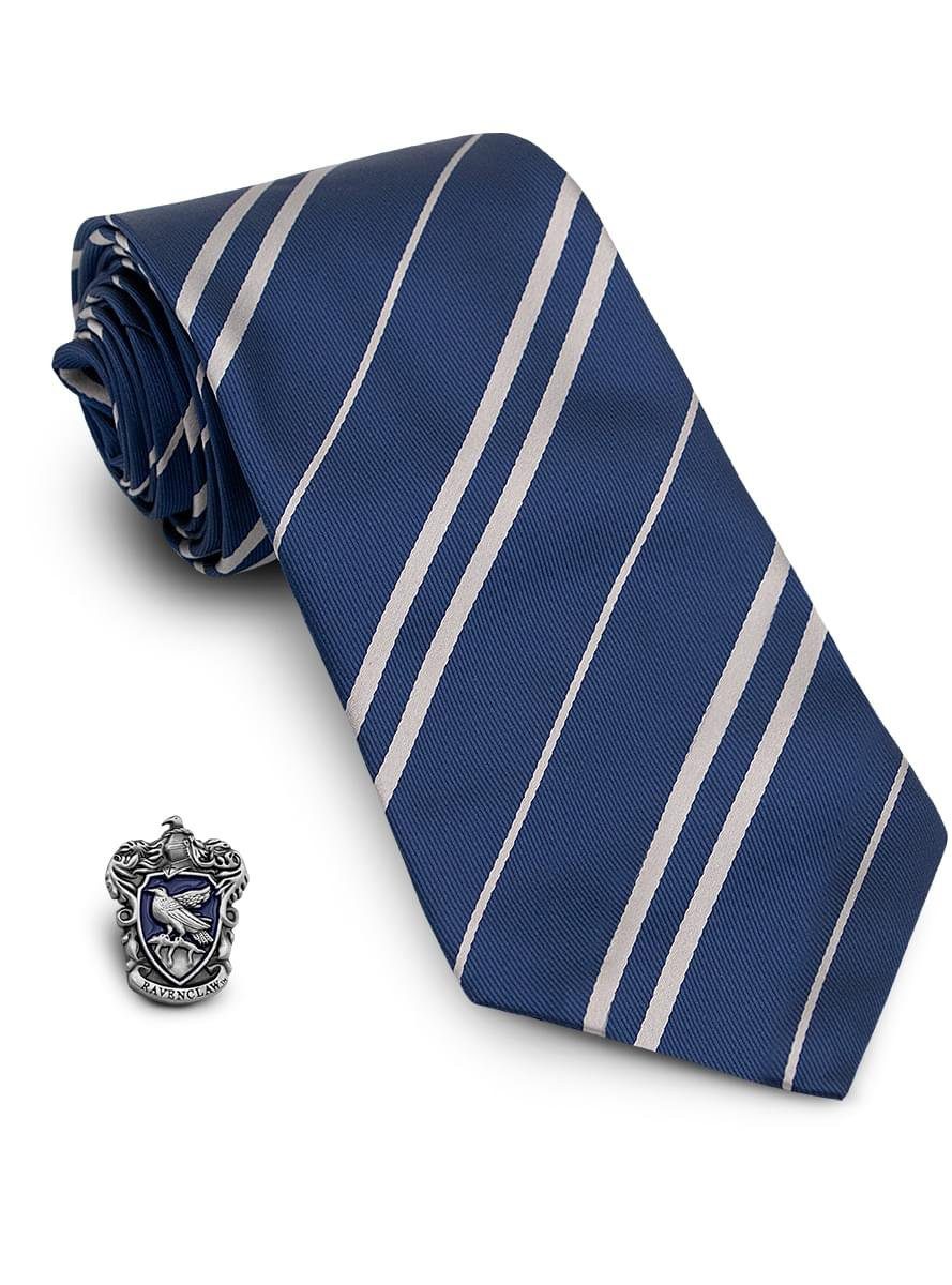 Funidelia Zauberer-Kostüm Harry Potter – Ravenclaw Krawatte mit Anstecknade günstig online kaufen