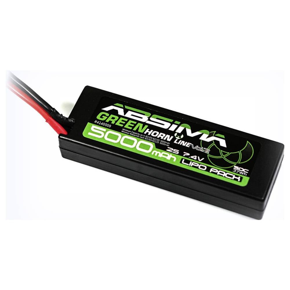 7.4 V 5000 mAh HardCase LiPo-Akku Greenhorn-Line 4140009 Akku