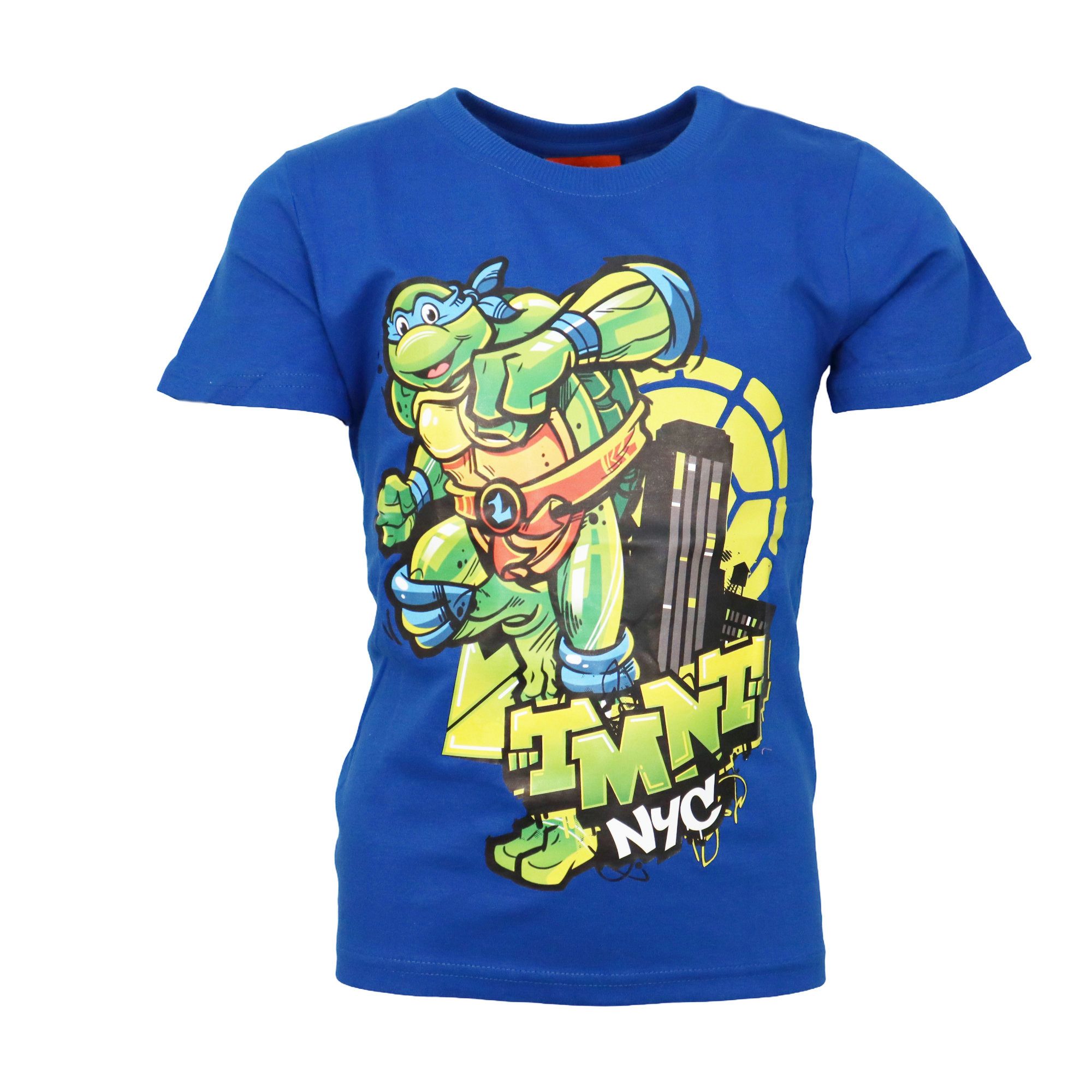 Teenage Mutant Ninja Turtles Print-Shirt Teenage Mutant Ninja Turtles Leonardo Jungen T-Shirt Gr. 104 bis 134, Baumwolle