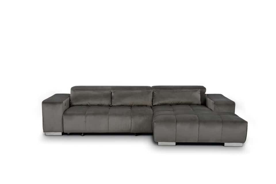 COTTA Ecksofa Orion, mit elektrischem Sitzvorschub und Nierenkissen