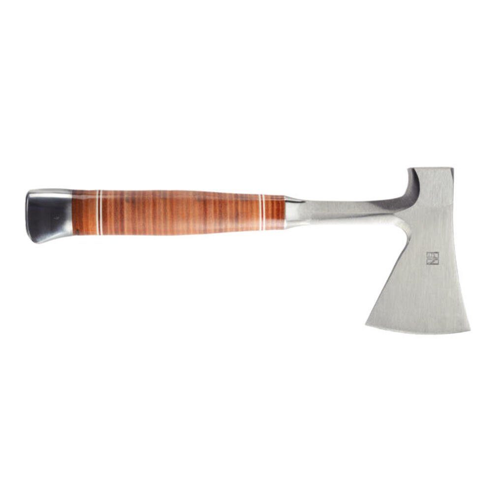 Schneidschutz Halder Hammer als Handbeil, Ledergriff, inkl. KG 3555.375 mit hochwertiger Ledergürteltasche