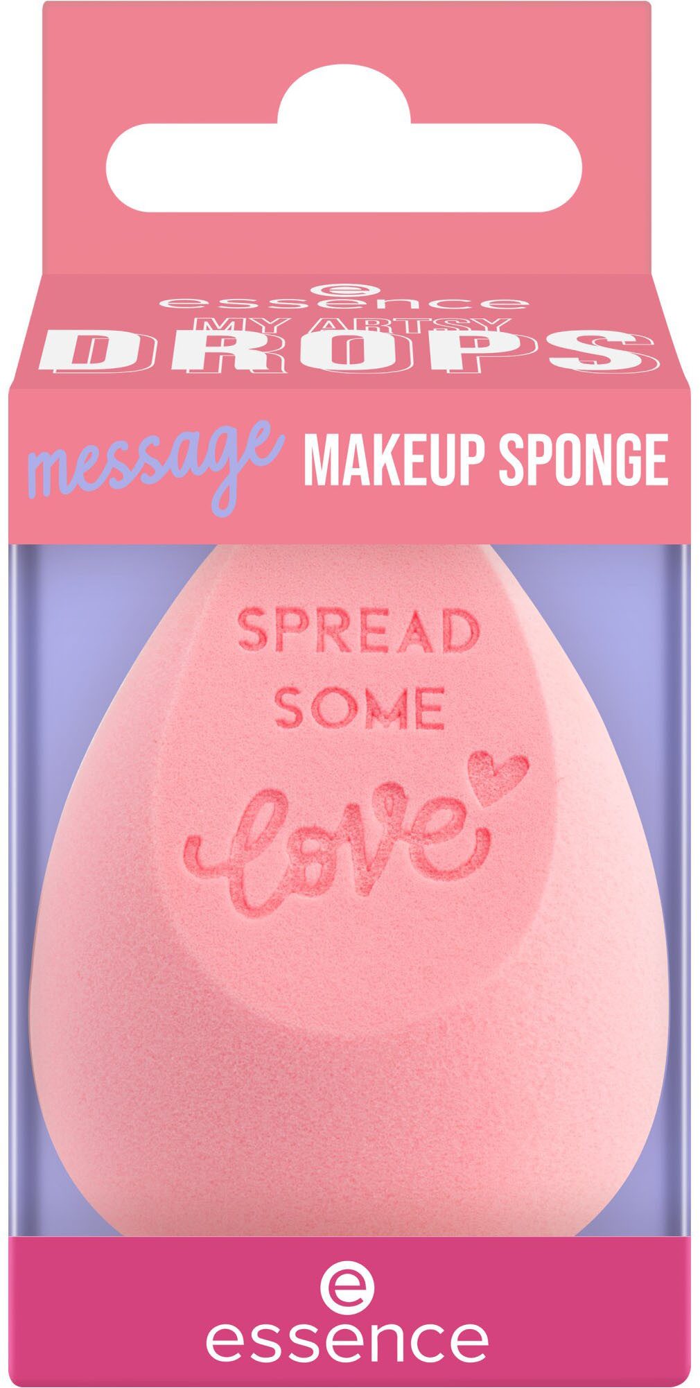 Essence Make-up Schwamm MY ARTSY DROPS makeup sponge, Set, 3 tlg., mit einzigartigem Design