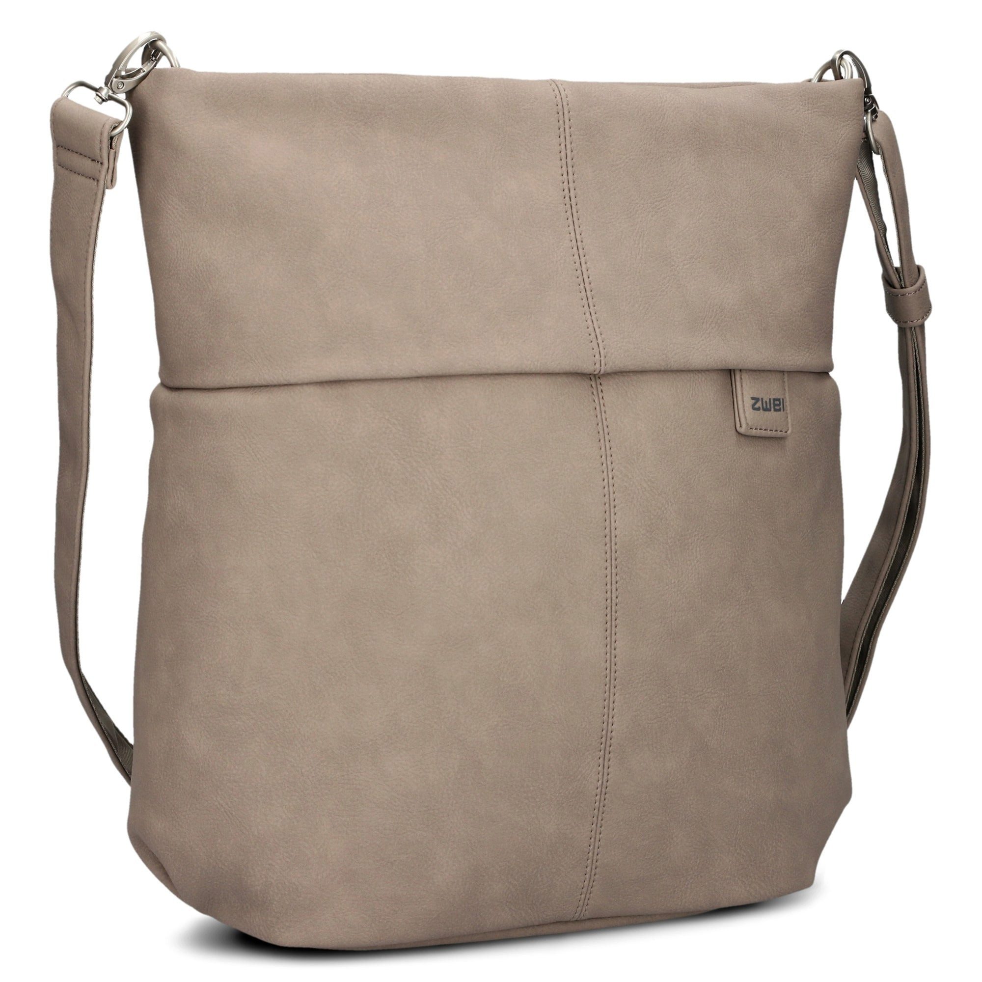 Zwei Umhängetasche Mademoiselle M140 - Schultertasche 35 cm (cappuccino)