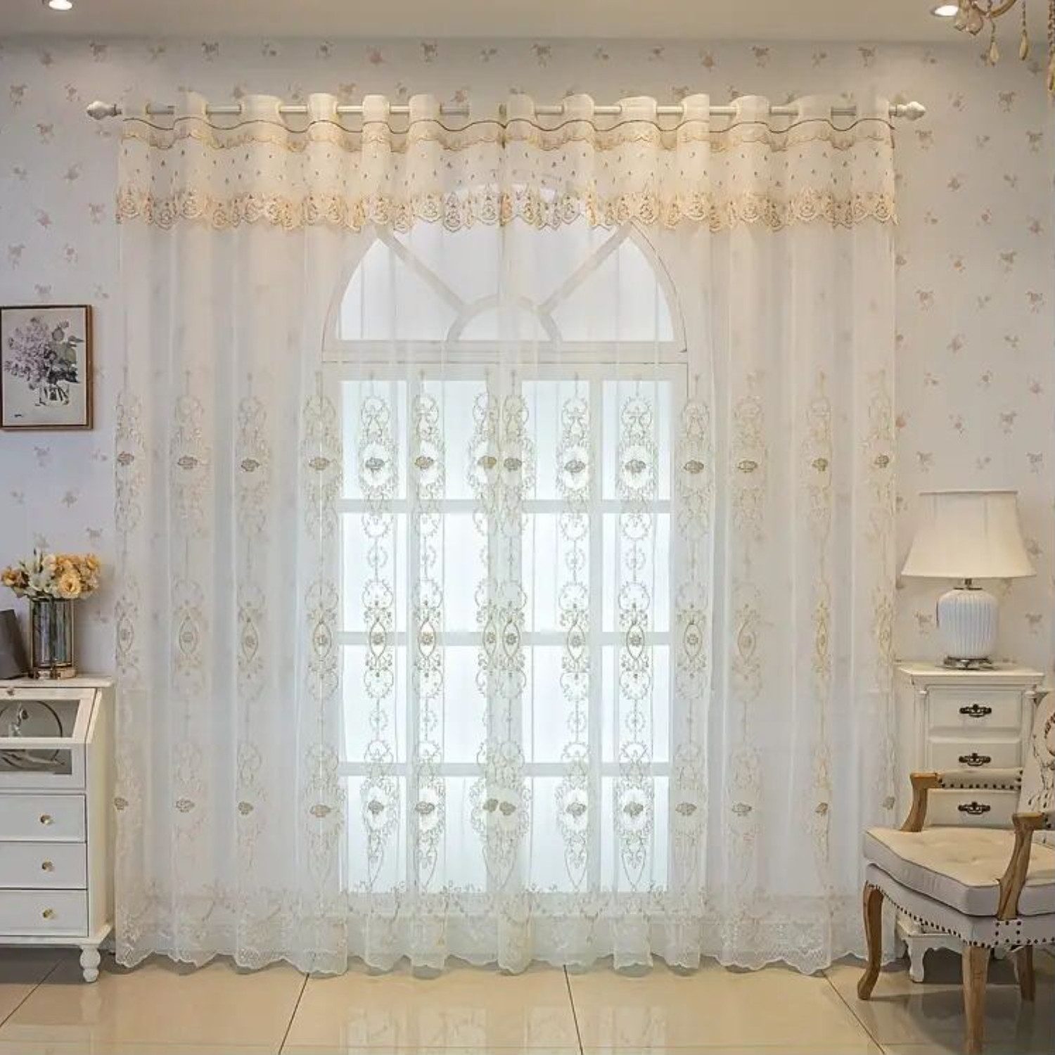 BYSURE Gardine, Ösen (2 St), transparent, günstig online kaufen