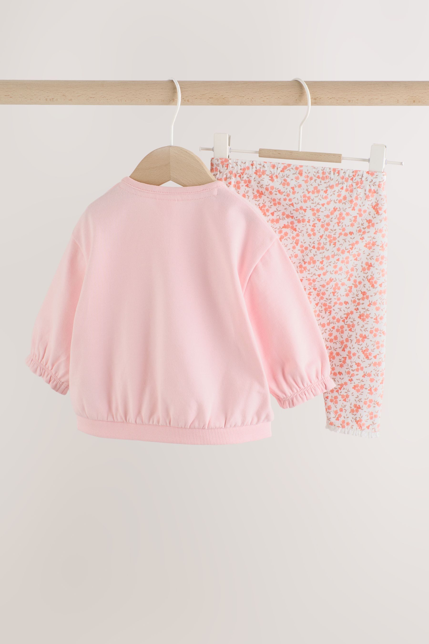 Next Top & Leggings 2-teiliges Baby-Set mit Sweatshirt und Leggings (2-tlg) – Bild 2 von 5