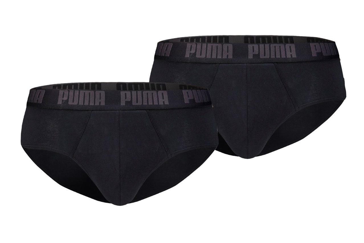 PUMA BODYWEAR Slip Logo Webbund (2-St) günstig online kaufen