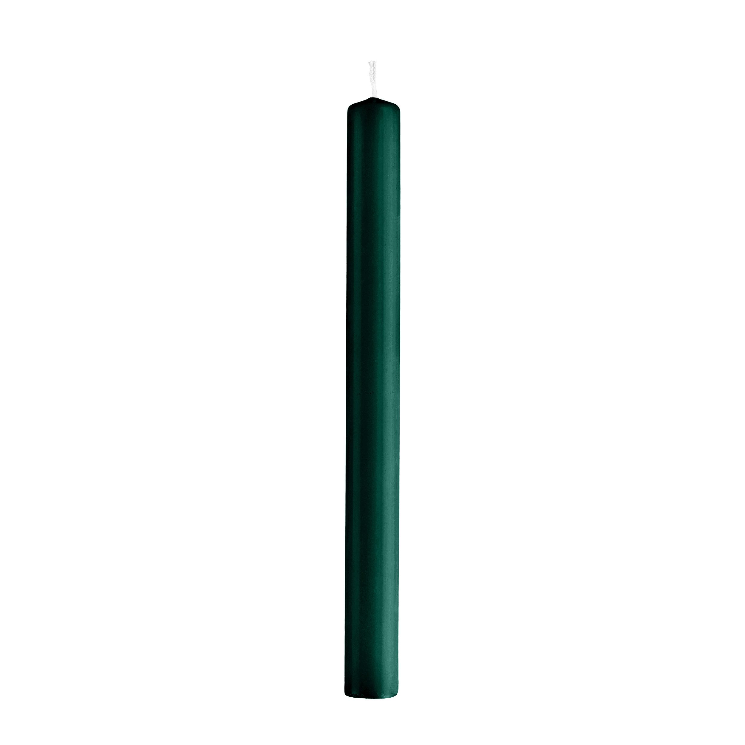 Kopschitz Kerzen Tafelkerze Stabkerzen Dunkelgrün 300 x Ø 30 mm, 6 Stück