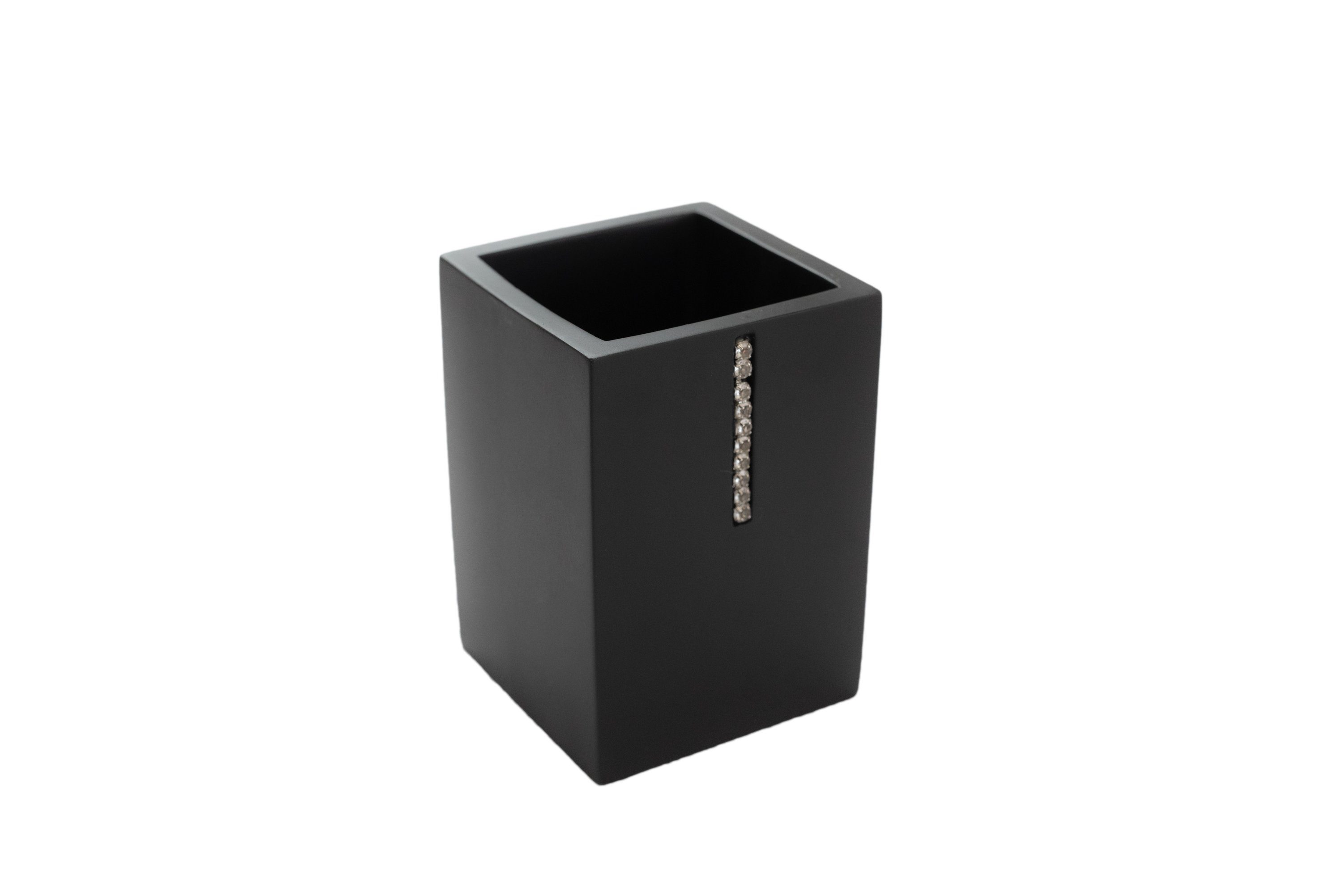 Bagnoxx Подставки для зубных щеток, (Zahnputzbecher Schwarz, 1-St), Zahnbürstenbehälter, Хранилища für Zahnpasta