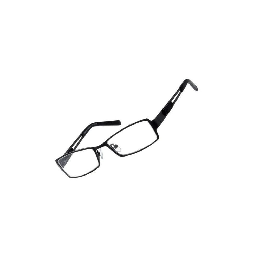 Fossil Brillengestell Korrektionsfassung Brille Metall Schwarz 47/17/130 - OF4035001, Metall, Flexibügel